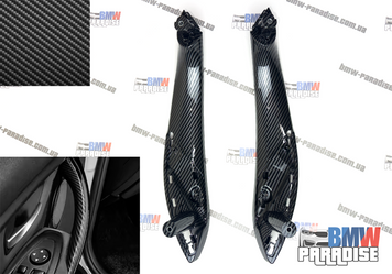 Карбонові ручки дверей 2 шт ( як оригінал ) BMW F30 F80 F31 F32 F33 F34 F35 322-237 фото