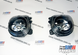 Світлодіодні протитуманні фари BMW 5 Series F10/F11/F07/F18 LCI 2013-2016 зі скляною лінзою, комплект L+R 322-52 фото 3