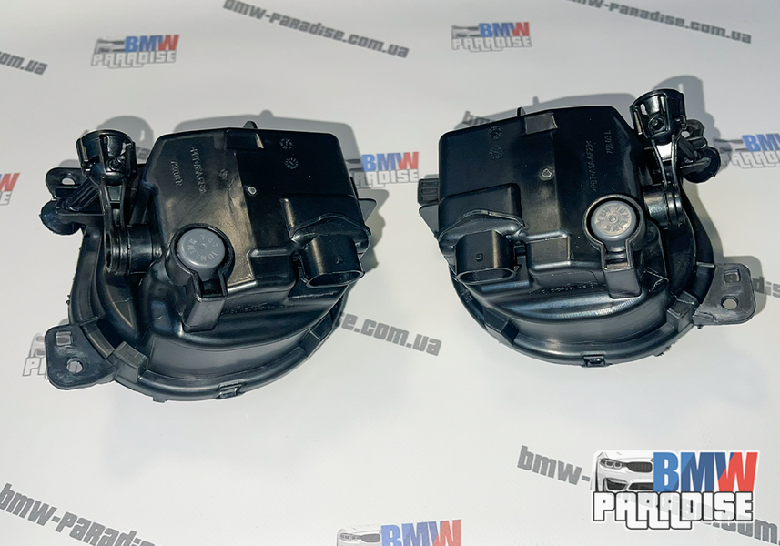 Світлодіодні протитуманні фари BMW 5 Series F10/F11/F07/F18 LCI 2013-2016 зі скляною лінзою, комплект L+R 322-52 фото