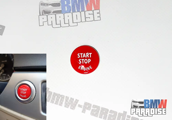 Кнопка старт/стоп Е серія ЧЕРВОНА глянсова BMW E87 E60 E83 E84 E89 E90 E91 E92 E93 322-49 фото