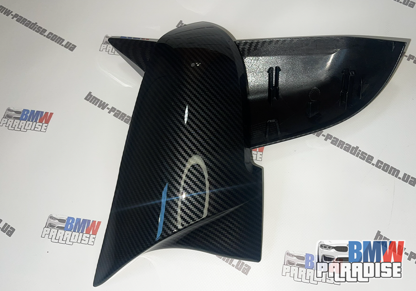 Накладка на зеркала в M-стиле (карбон) F20, F21, F22, F30, F31, F32, F36 , F23, E84, I3  322-3 фото