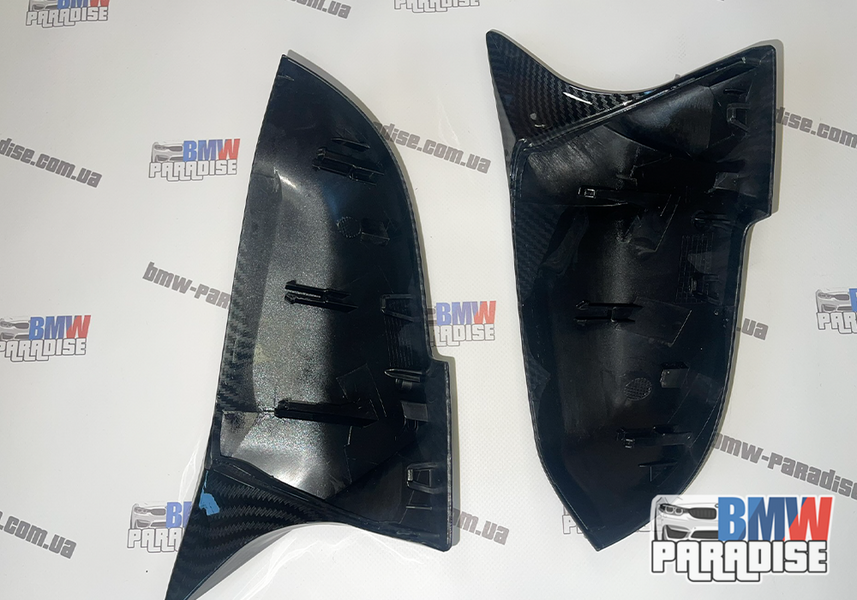 Накладка на зеркала в M-стиле (карбон) F20, F21, F22, F30, F31, F32, F36 , F23, E84, I3  322-3 фото