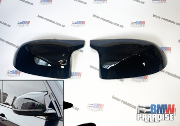 Накладка на дзеркала в M-стилі Чорний глянець F25 X3 F26 X4 F15 X5 F16 X6 2014-2018 322-63 фото