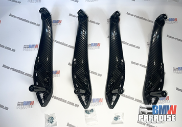 Набор 4шт Карбонові накладки ручок двері (3 series F30, 3 series  F31, 4 series  F32, 4 series  F36 ) 322-13 фото