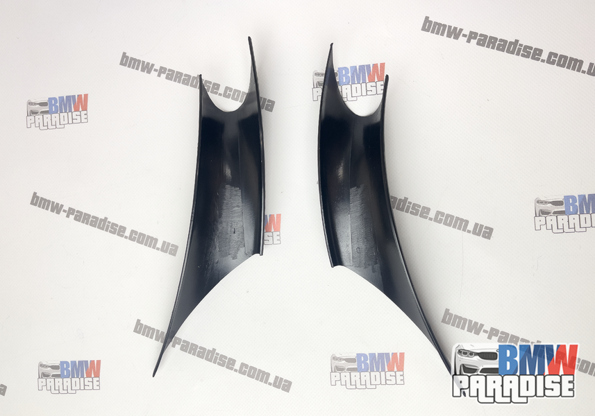 Накладки на ручки дверей (внутренняя часть) Черные BMW 3 4 Series F32 F34 F30 F35 (2шт) 322-102 фото