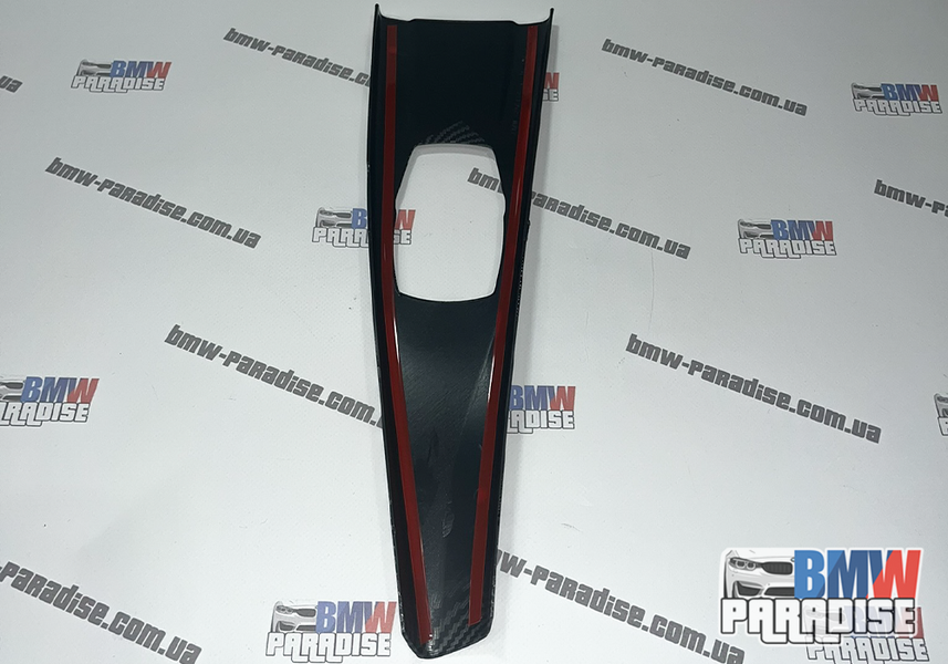 Карбоновая накладка на центральную консоль мультимедии BMW F30 F34 F33 F36 322-104 фото