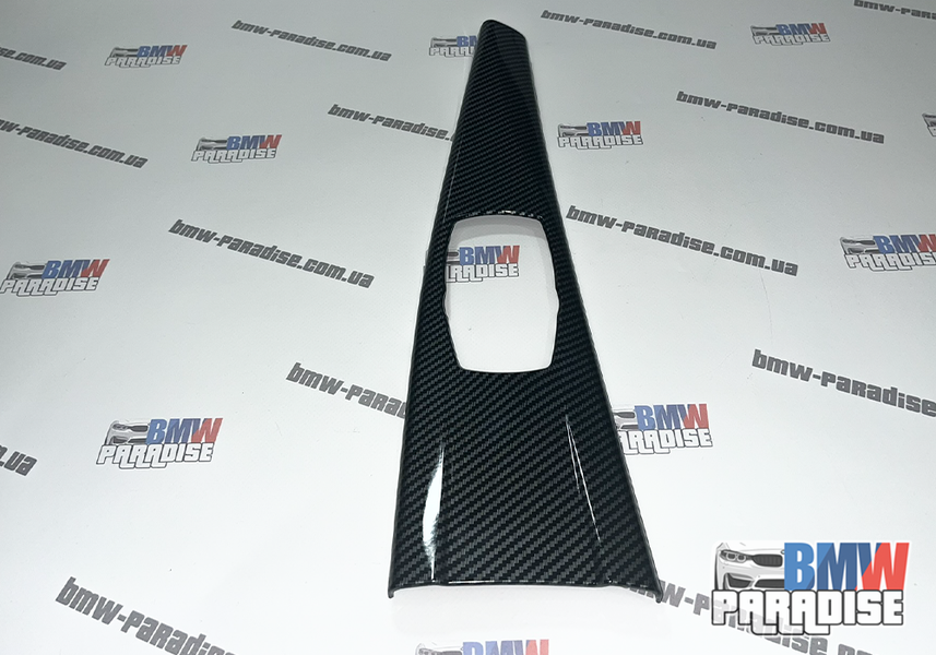 Карбоновая накладка на центральную консоль мультимедии BMW F30 F34 F33 F36 322-104 фото