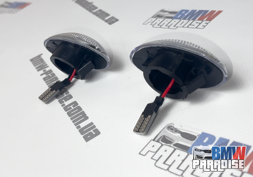 Динамічний LED повторювач MINI Cooper R50 R52 R53 2002-2008 (Прозоре скло) 322-199 фото