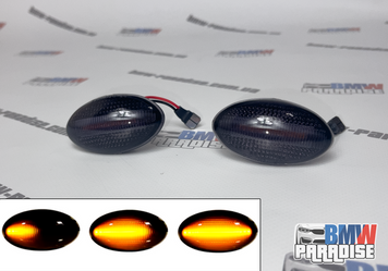 Динамический LED повторитель поворота MINI Cooper R50 R52 R53 2002&ndash;2008 (тонированное стекло) 322-200 фото