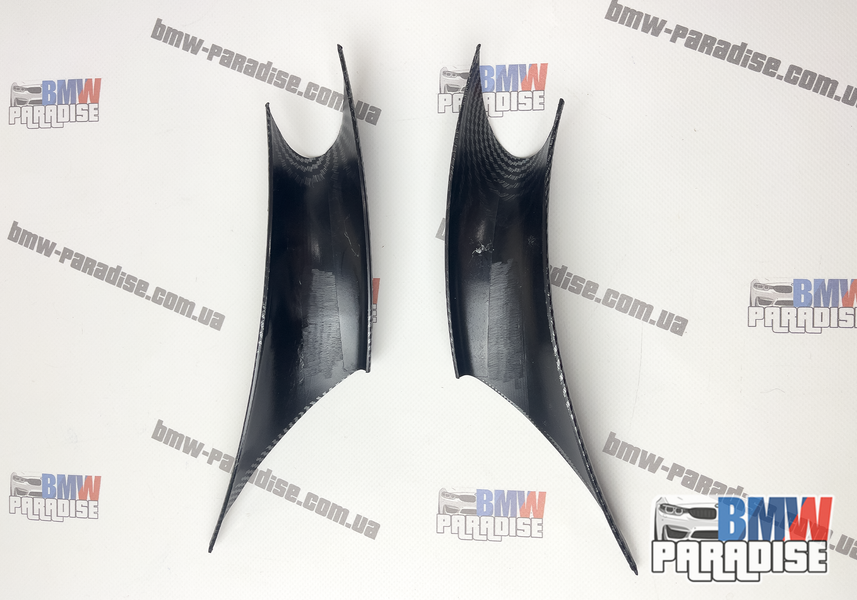 Карбонові накладки на ручки дверей (внутрішня сторона) BMW 3 4 Series F32 F34 F30 F35 (2 шт.) 322-86 фото