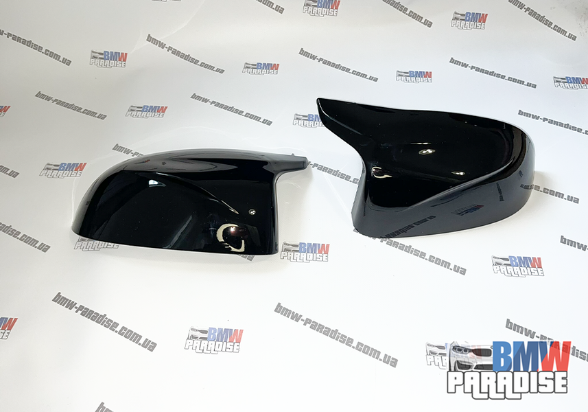 Накладки на зеркала в М-стиле Черный глянец BMW X3 G01 IX3 X4 G02 X5 G05 X6 G06 X7 G07 322-10 фото