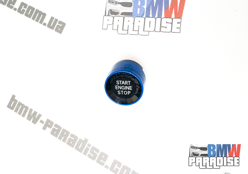 Кнопка START/STOP Diamond (crystal) синя для BMW F20 F30 F34 G30 F10 F48 G01 G02 G05 F15 F16 F25 F26 322-255 фото