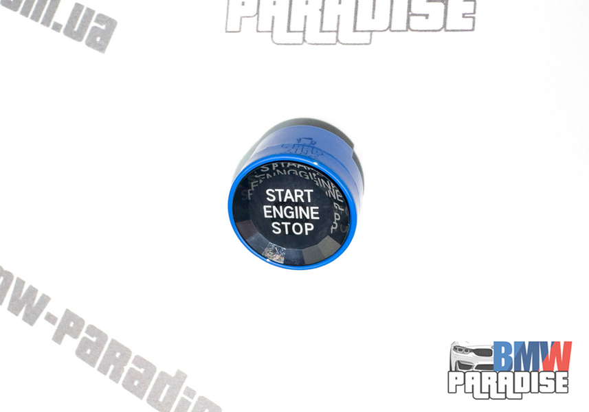 Кнопка START/STOP Diamond (crystal) синя для BMW F20 F30 F34 G30 F10 F48 G01 G02 G05 F15 F16 F25 F26 322-255 фото